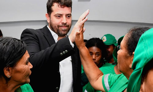 Guto Resende em visita a um município do Médio Paraopeba